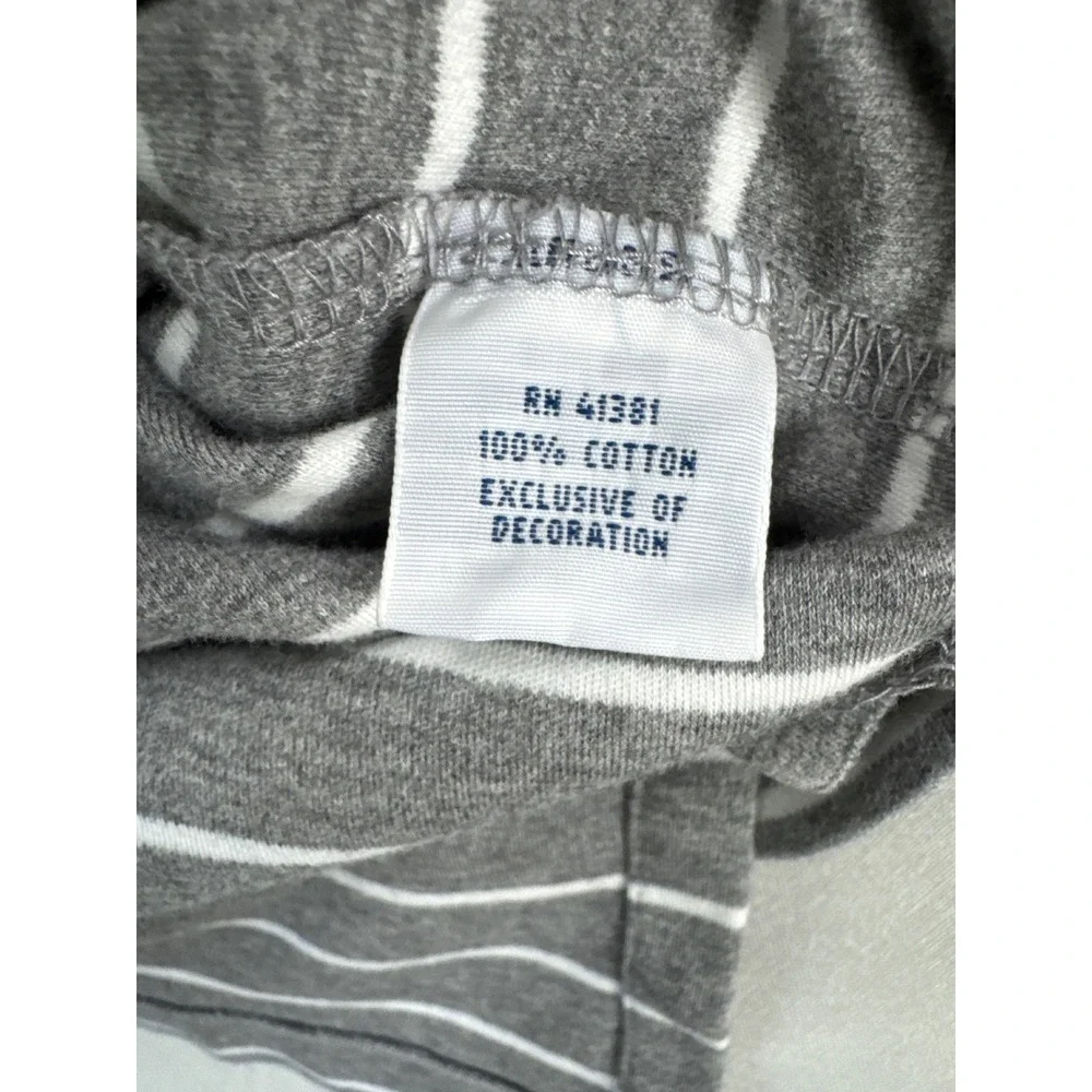 Polo Ralph Lauren Polo Shirt Mens XXL Gray White Striped Pima Soft Touch Pony